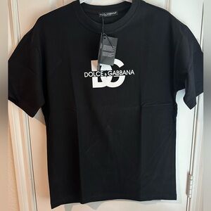 Dolce & Gabbana Black Short Sleeve Tee